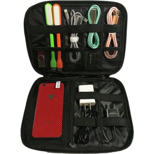 Quality Travel Electronic Accessories Packing Organizer bag Travel Gadget Carry packet Digital Charger Cable Earphone bag Case