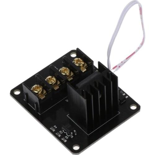 3D Printer Heated Bed Power Module Hotbed MOSFET Expansion Module Inc 2pin Lead With Cable for Anet A8 A6 A2 Ramps 1.4