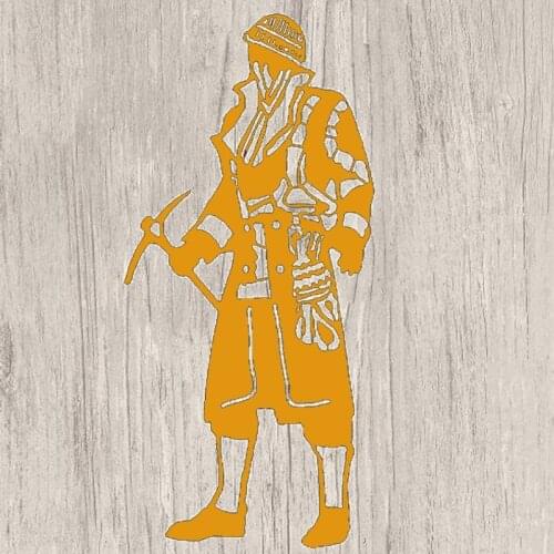 Man Metal Cutting Dies Stencil DIY Scrapbooking Album Paper Card Template Mold Embossing Decoration