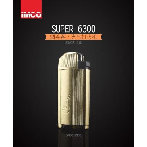 New IMCO Gas Inflatable Pipe Metal Lighter Brass Machine Retro Mens Smoking Gift Cigarettes Gadgets