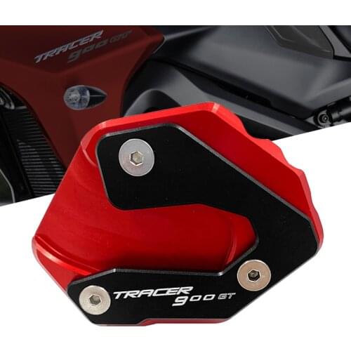 New Motorcycles Accessories Kickstand Foot Side Stand Extension Pad Support Plate For Yamaha 2018 2019 2020 Tracer 900 GT TRACER