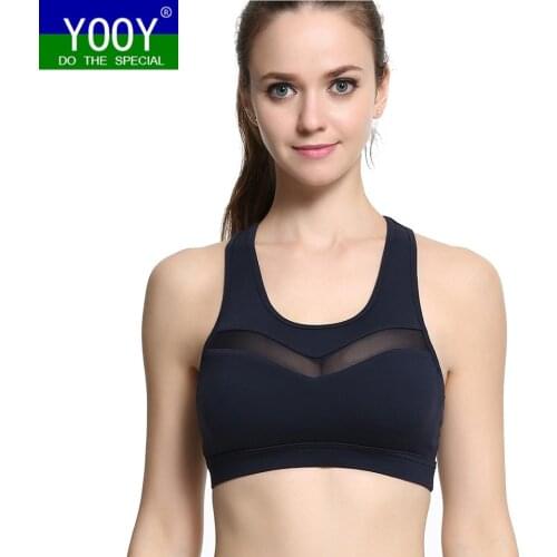 New Women Shockproof Sports Bra, Stretch Push Up Padded Fitness Vest ,Gym Breathable Seamless Underwear Yoga Running Tops