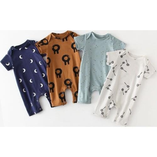 Baby Boy Clothing One Piece Top Quality Unisex Baby Clothes Girl Boy Jumpsuits Fashion Baby Romper Overall Summer Short Sleeve