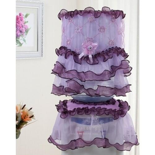 Drinking fountains Dust jacket cover Water dispenser covers Korean fashion lace fabric Dustproof buket cloth protection