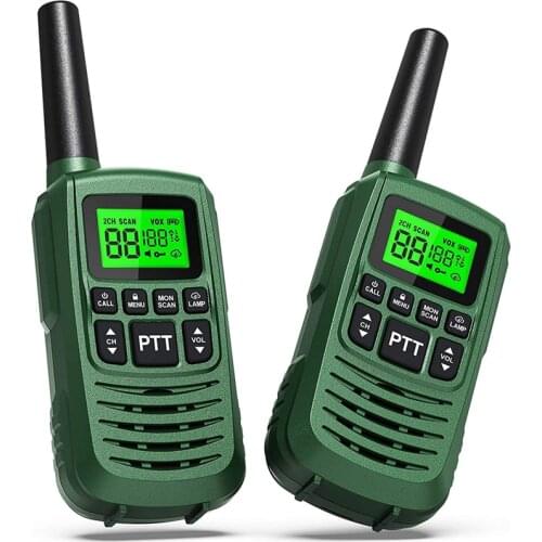 GOCOM G2 Walkie Talkies for Kids & Adults Long Range Two Way Radios 22 Channel LED Flashlight Tow Way Walkie Talkie 2Pack