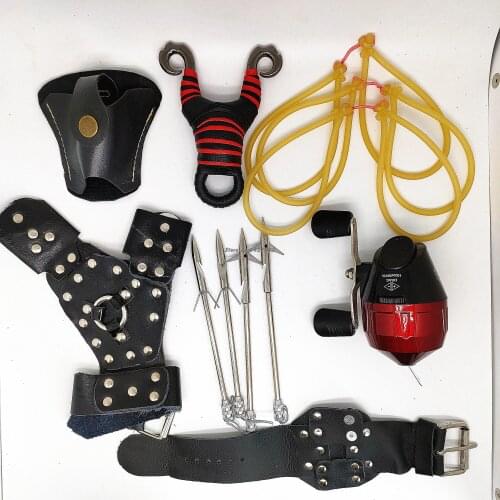 Hunting Fishing Slingshot Shooting Catapult Bow Arrow Rest Bow Sling Shot Catapult Crossbow Bolt Shooting Fish 2020 New
