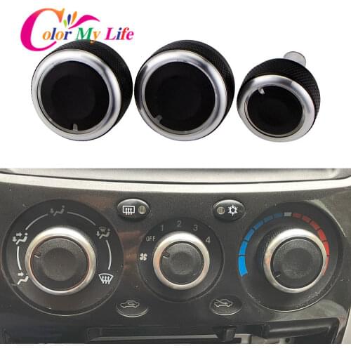 Color My Life AC Knob for Mitsubishi Triton 2006 - 2014 Car AC Air Conditioning Knob Heat Control Switch Knobs Accessories
