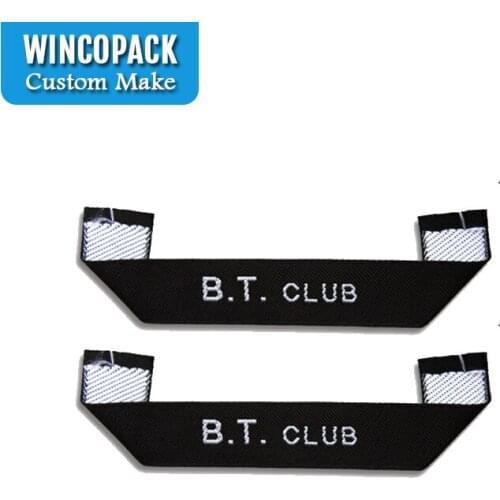 Own Brand Embroidered Ribbon Personal Custom Clothing Label WL014
