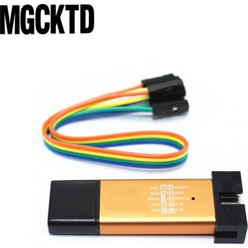 ST-Link V2 stlink mini STM8STM32 STLINK simulator download programming With Cover