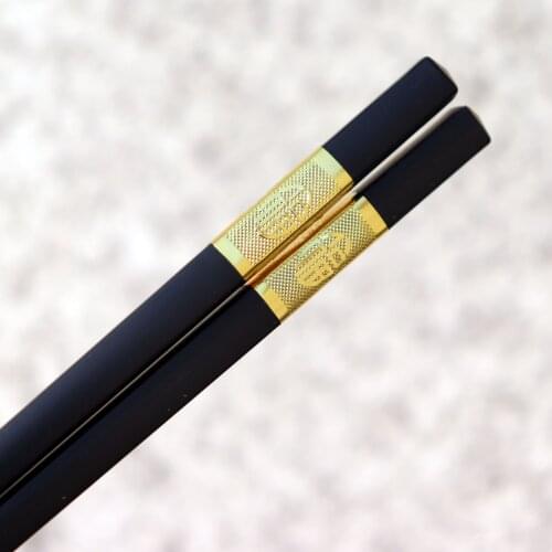 Traditional Japanese Sushi Chopsticks Non-Slip Durable Tableware Alloy Chopsticks for Sale