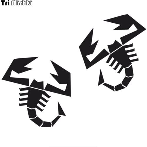 Tri Mishki HZX1070# animal Scorpion car sticker Vinyl Decals Motorcycle Accessories sticker reflective