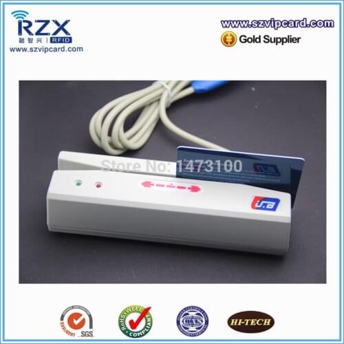 Factory supply USB universal low price card reader loco magnetic stripe card reader for track 2,3