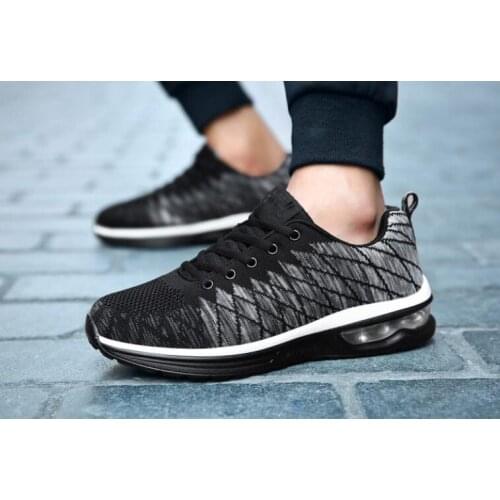 Womens and mens shoes 2020 new shock absorption shoes flying woven couple fashionable shoes breathable shoeku