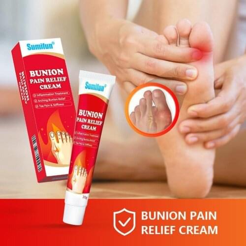 1pc Bunion Pain Relief Ointment Joint Toe Pain Relief Stiffness Treatment 20g Arching Cream Bunion Relief Pain Inflammation T4D0