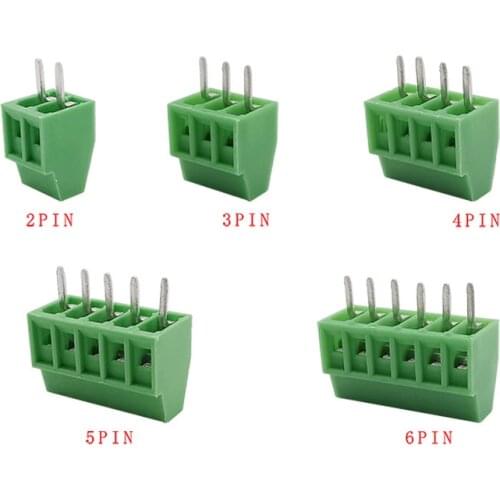 10Pcs/Lot KF128-2.54mm 2-16Pin PCB Terminal Blocks kf128 2.54mm 2p 4p 6p 8P 10P 12P 16P PCB Mini Screw Terminal Block Connectors