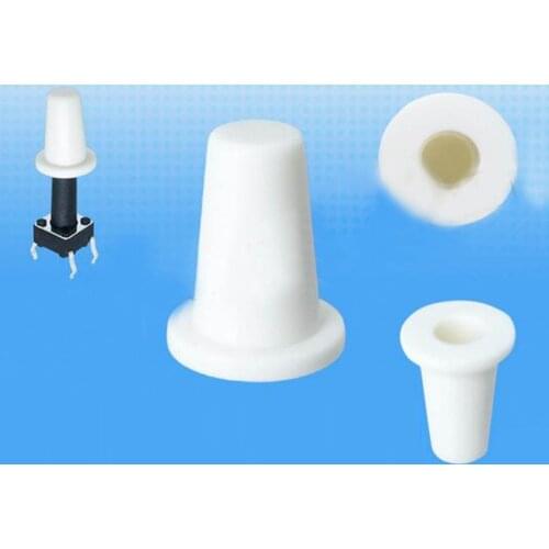 100pcs 6*6mm plastic button cap round columnar button cap 5.5*9.8mm tactile switch cap for 6*6mm round tactile switches