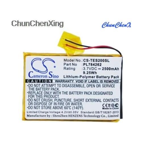 Cameron Sino 2500mAh Battery PL784262 for TEASI One 2