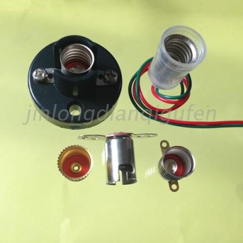 B9 E10 screw bayonet lamp bulb with feet with line teaching test base of small lamps