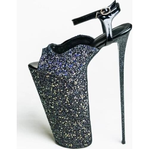 MKKHOU2020s new ultra high heel 30cm high heel sandals show available in a variety of colors for womens shoe sizes 33-48