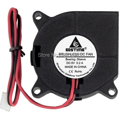 5 pieces lot DC 5V 2pin Dust Centrifugal Turbine Fans Blower Cooling Fan 40mm x 20mm 4cm