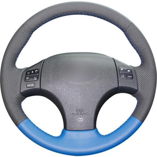 Top Leather Steering Wheel Hand-stitch on Wrap Cover For Lexus IS250 2007-2013