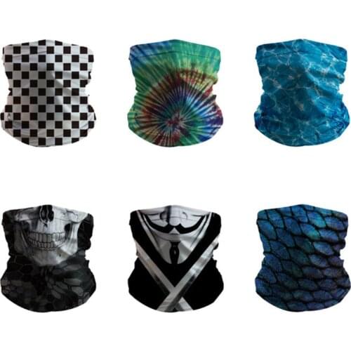 Anti-UV Headwear Summer Men Women Anti-sweat Face Cover Buffs Neck Warmer Gaiter Cycling Fishing Bandana Sports Scarf Headband