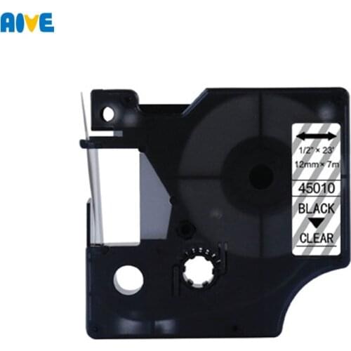 5pcs 12MM Multicolor 45013 45010 45022 45023 45011 45020 Compatible Dymo D1 Label Tapes for Dymo label manager LM220 LM450 PNP