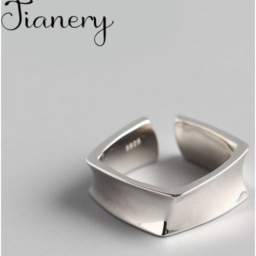 Hot Sale New Charming Square Finger Rings For Women Female Big Large Retro Vintage Rings Gothic Jewelry 2021