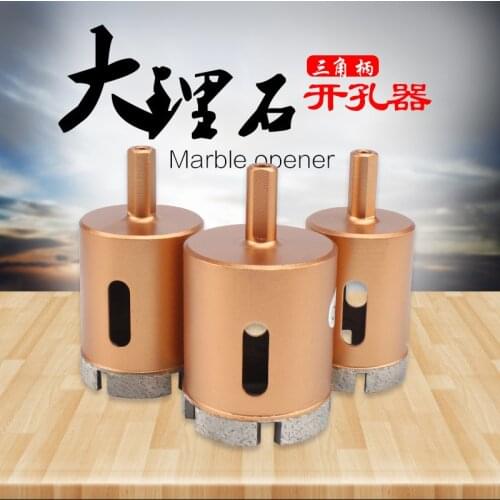 Marble Hole Drill Bit Tile Concrete Wall Glass Rhinestone Drill Bit 6-30mm Set