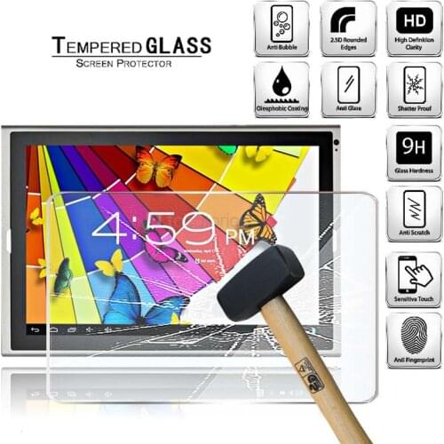 Tablet Tempered Glass Screen Protector Cover for Chuwi Vi10 Anti-Screen Breakage Anti-Scratch Tablet Computer Tempered Film