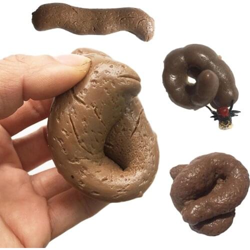 Realistic Gross Poo Waste Turd Fake Pooper Model Funny Shit Gift Toy Prank Practical JokeTrick Props Artificial Poops