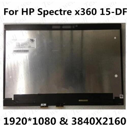 FHD1920X1080 OR UHD 3840X2160 LCD SCREEN with Touch digiziter Assembly Repalcement For HP Spectre x360 15-DF 15-df assembly