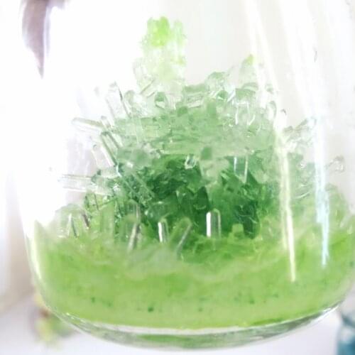 2019 6x4cm DIY Growing Wish Magic Crystal Wishing Grow A Crystals Kit Kids Magically Toys Christmas Wishes Glass Ornaments Box