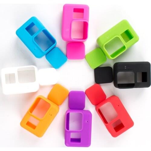 For Gopro Hero 5 Accessories Protective Silicone Case with lens cover for Gopro Hero 5 6 7 Black Action Camera