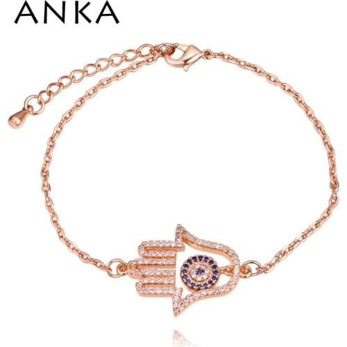 ANKA New Buddha Hand Bracelets & Bangles Made With Cubic Zircon For Women Fashion Jewelry Gifts #132399