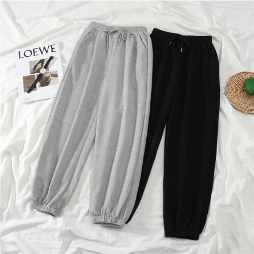 Female pants Harem Casual Loose Korean Style thin Sweatpants Autumn summer Womens joggers fashion Oversize Trousers