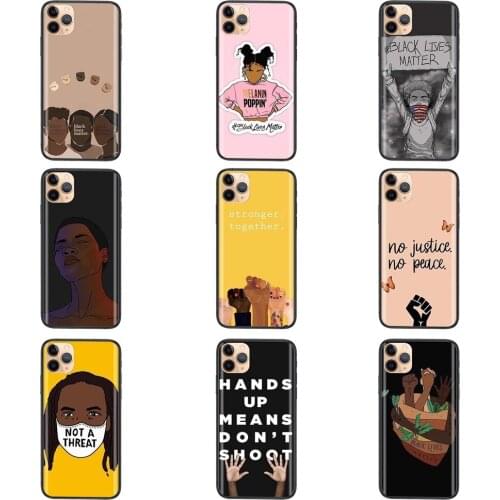 Boutique Black Lives Matte TPU Phone Skin Case For Xiaomi Redmi Note 9 9S 8 8T 7 Pro 10 5G Redmi Note 9 Pro