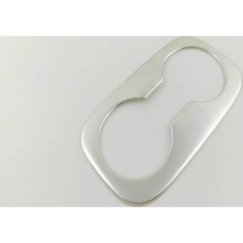 For Chevrolet Cruze 2017 Stainless Steel Matt Interior Rear Seat Water Cup Glass Holder Cover Trim 1pcs Car Styling Accessories