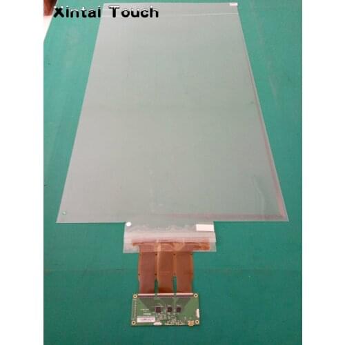 52 inch 10 points interactive capacitive touch screen foil Film through glass window shop