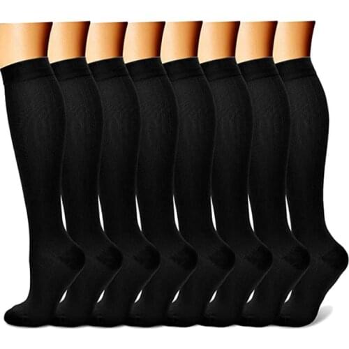 Running Compression Stockings Men Women Marathon Sports Socks Hiking Socks 20-30mmHg Fit Flight Pregnancy Swollen Varicose Veins