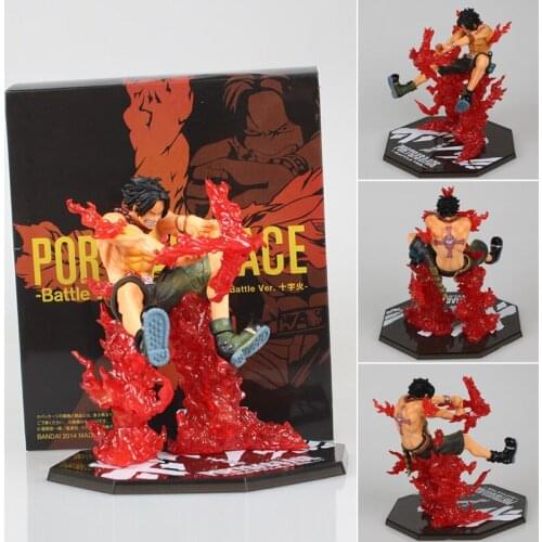 Anime Cartoon Figure Doll Toy One Piece Fire Fist Ace Doll Cartoon Decoration Model Doll