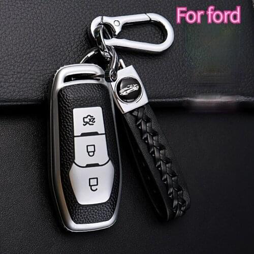 Soft TPU Car Remote Key Case Cover Holder Shell for Ford Focus 3 4 ST Mondeo 5 MK5 Mustang F-150 Explorer Edge Fiesta Kuga MK3 4