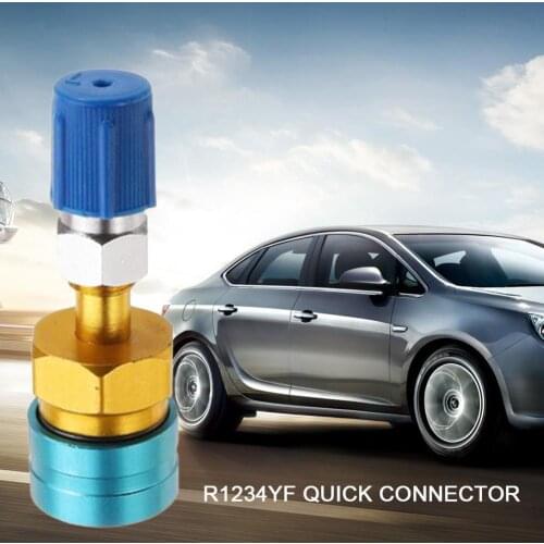 R1234YF to R134a Low Side Fitting Hose Adapter Quick Car Coupling Quick Connector and Air Refrigerant Conditioning Easy I9C9