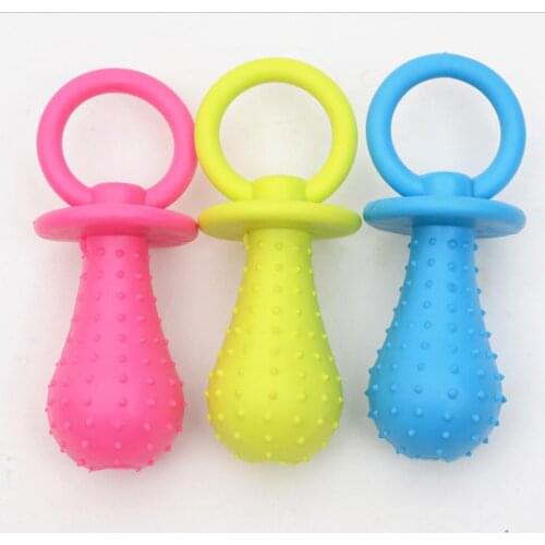 Rubber Pet Toy Dispenser Dog Kitten Puppies Chew Toys With A Bell Sound