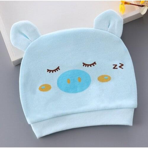 100% Cotton Baby Hat newborn Character Lovely Cap Infant Bonnet baby boy girls Crochet Hats Children Kids Photography Props