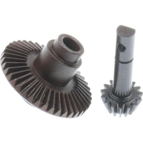 Heavy Duty Helical Bevel Gear 40T 15T for 1/10 RC4WD TF2 D90 Gelande II Yota Axle Ring&Pinion Gear
