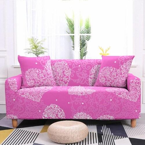 Cartoon Love Heart Cupid Cushions Universal Armchair Furniture Covers Elastic Case on the Corner Sofa Cover