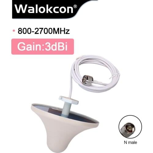 800mhz-2700mhz Indoor Antenna 2G 3G 4G For Internet Cellular Signal Booster Ceiling Antenna 3dBi Gain LTE GSM 900 2100 Network