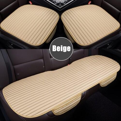 Car Seat Cover Four Season Front/Rear Flocking cloth Cushion Breathable non slide Auto accessories Universal keep warm in winter