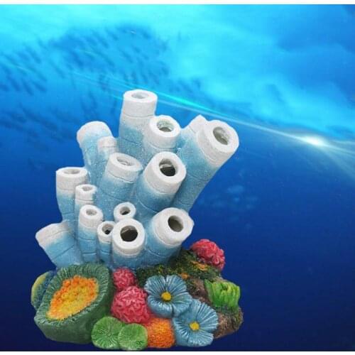 Volcano Shape Aquariums Ornament Oxygen Coral Air Bubble Fish Aquarium Aquarium Oxygen Pump Bubbler Decor Stone Landscaping